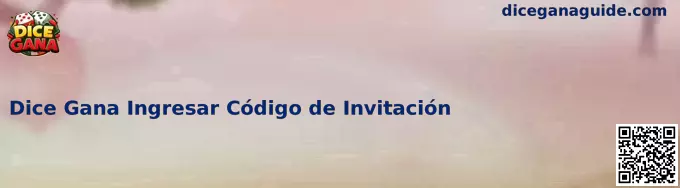 Código de invitación Dice Gana